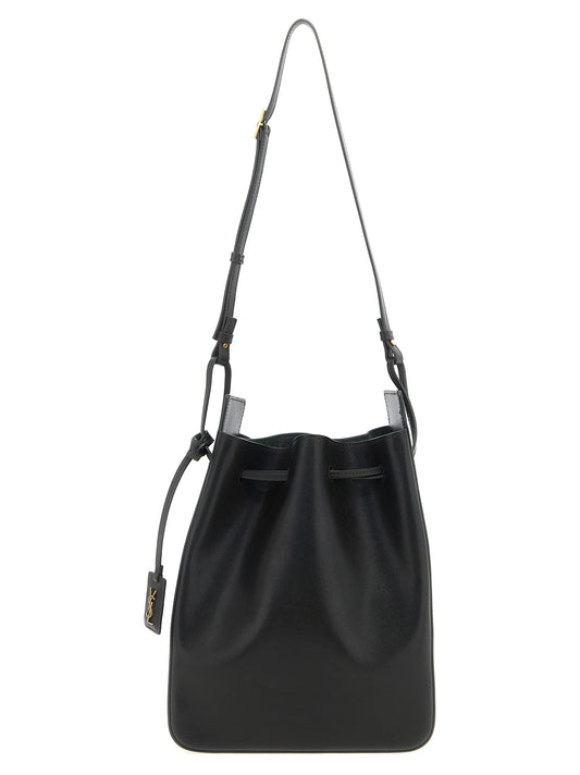 Saint Laurent Bicolor Calfskin Crossbody Bag