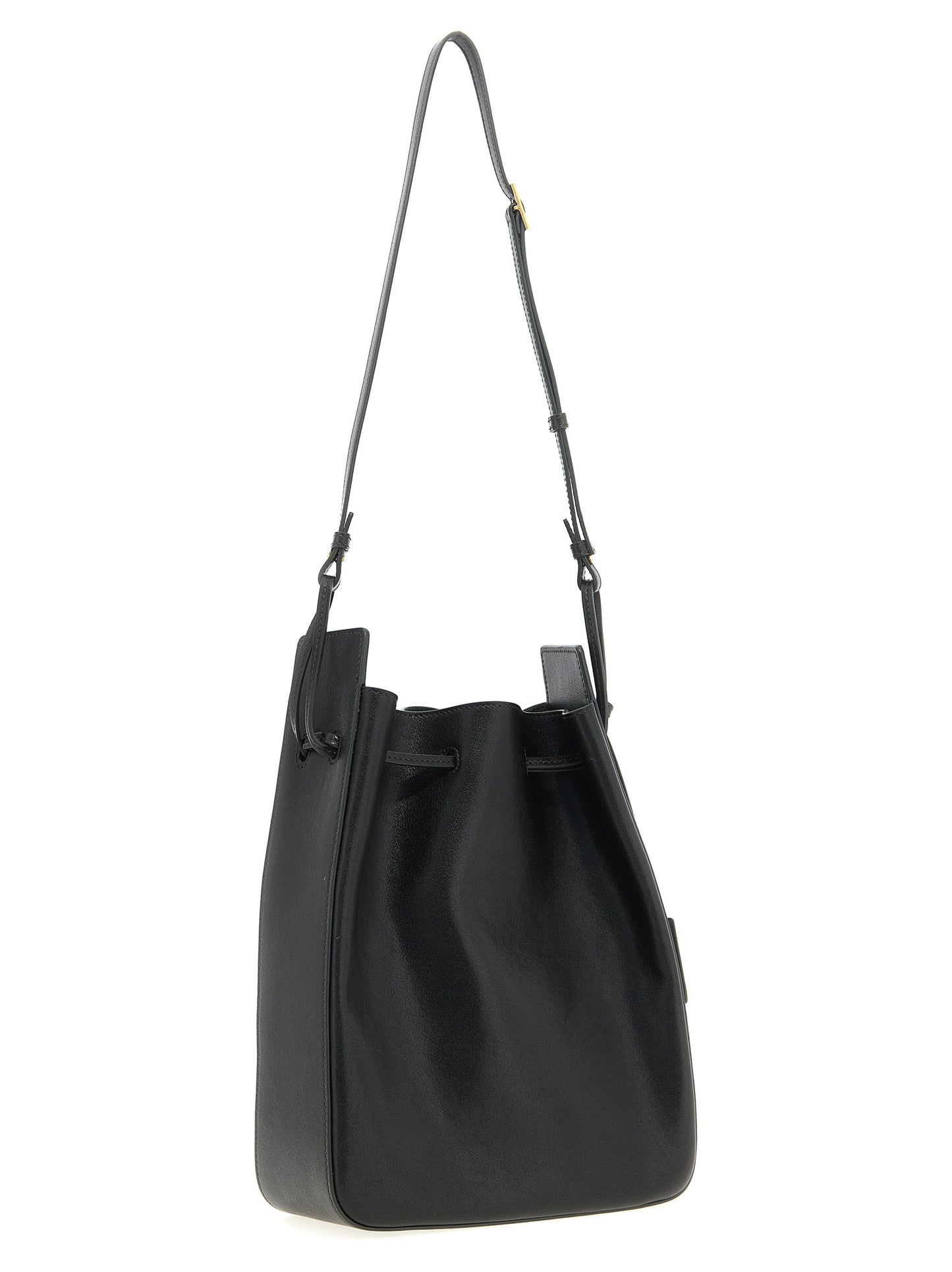 Saint Laurent Bicolor Calfskin Crossbody Bag