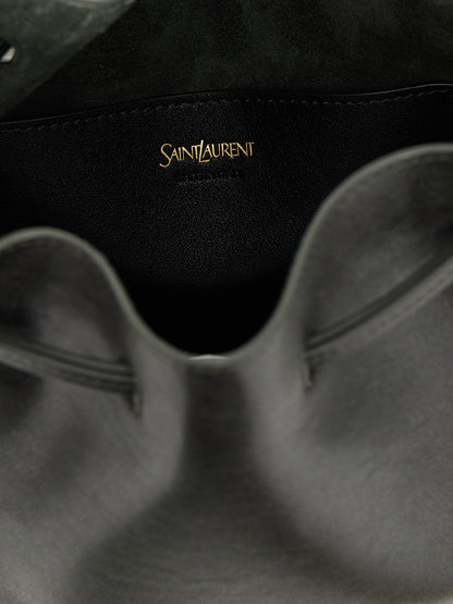 Saint Laurent Bicolor Calfskin Crossbody Bag