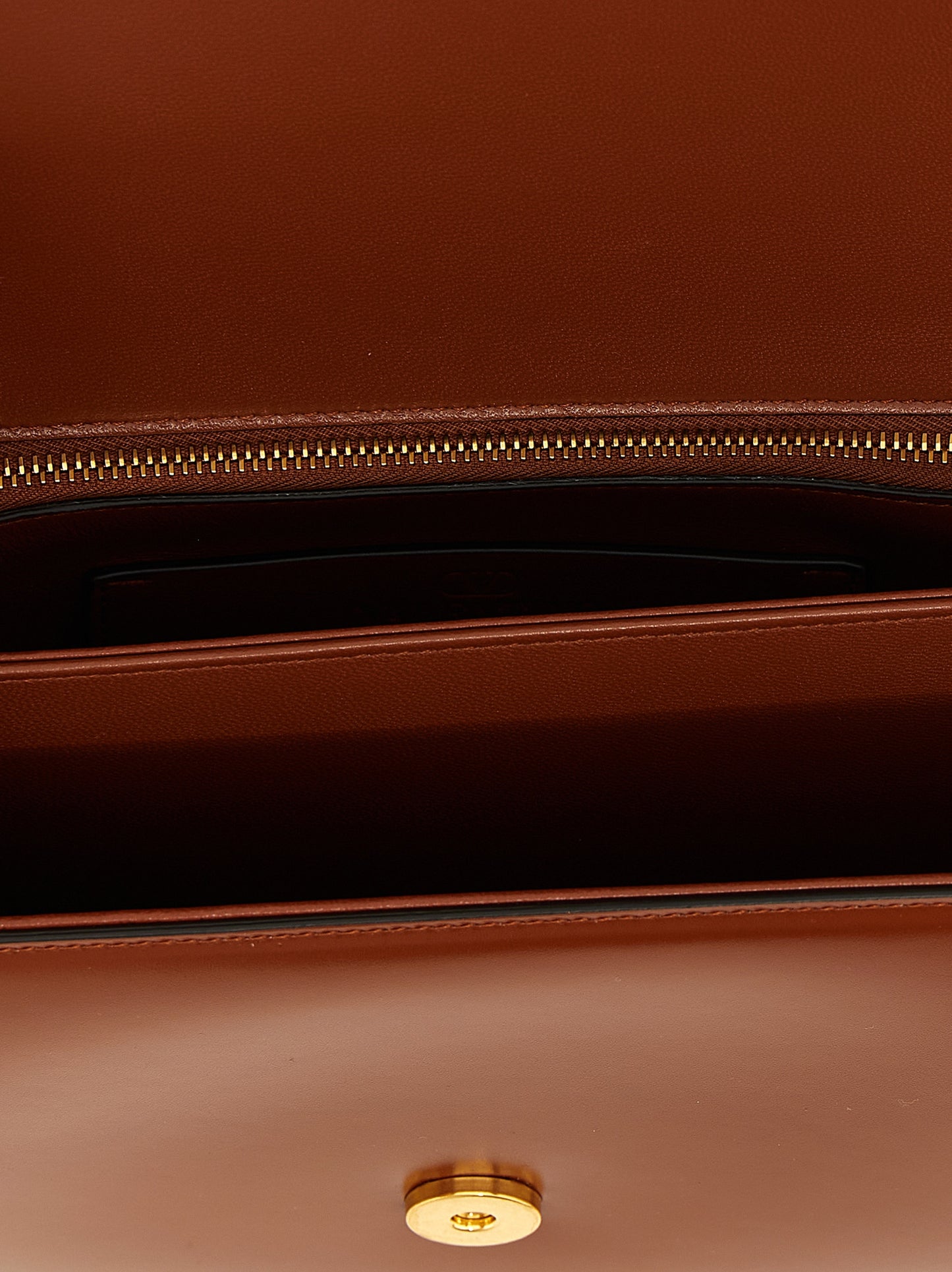 Valentino Garavani Brown Calfskin Shoulder Bag