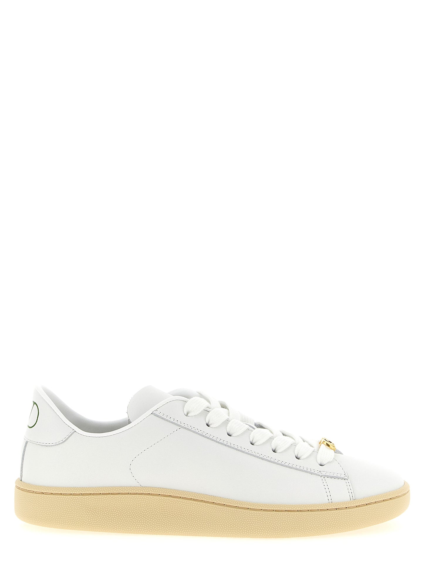 Valentino Garavani White Calfskin Sneakers