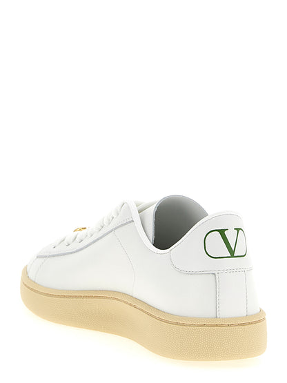 Valentino Garavani White Calfskin Sneakers