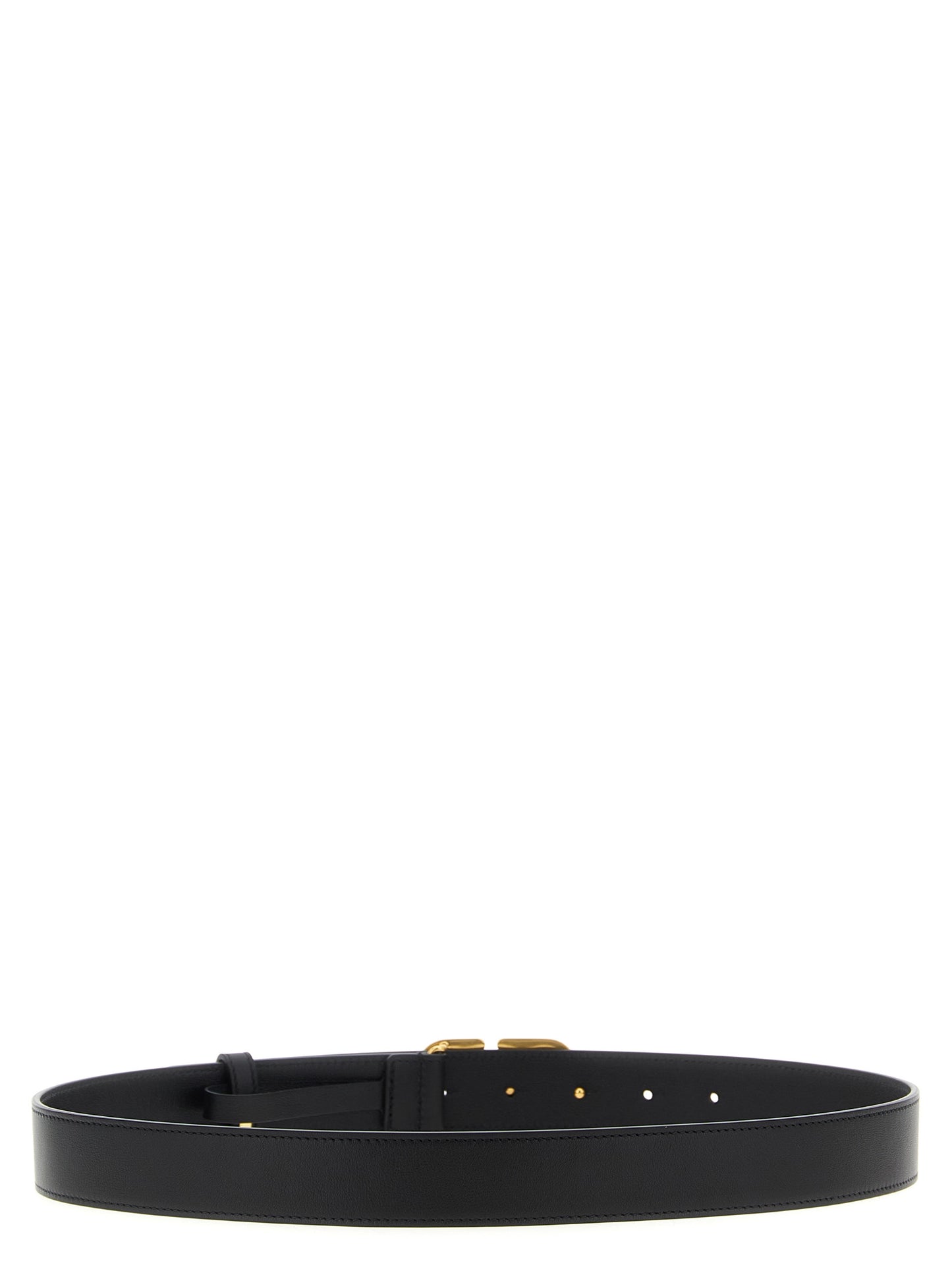Valentino Garavani Black Calfskin Regular Belt