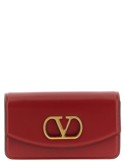Valentino Garavani Multicolor Calfskin Clutch Bag