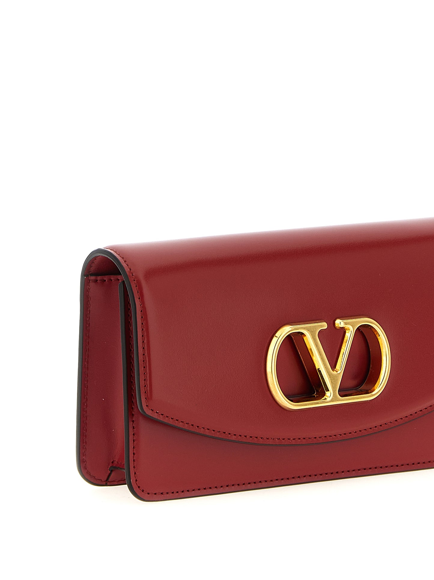 Valentino Garavani Multicolor Calfskin Clutch Bag