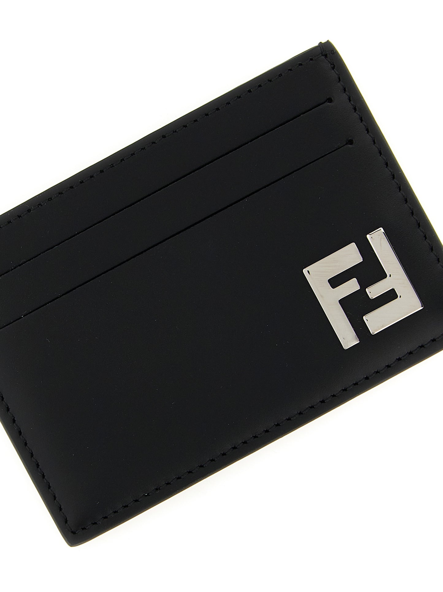 Fendi Black Calfskin Cardholder