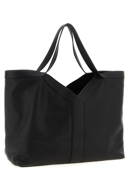 Saint Laurent Black Calfskin Tote Bag