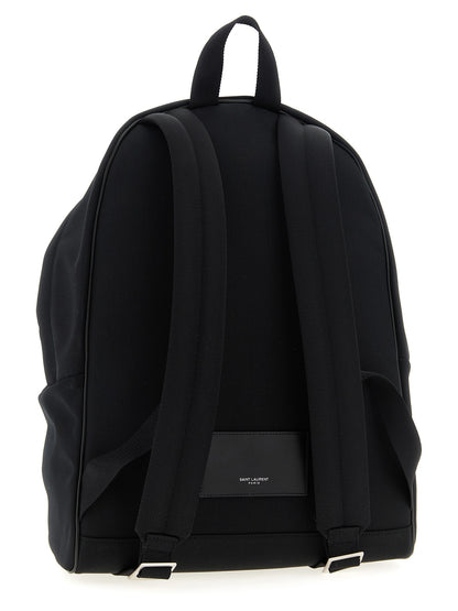 Saint Laurent Black Polyamide Backpack