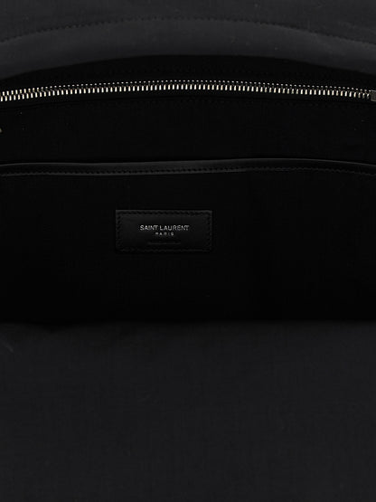Saint Laurent Black Polyamide Backpack