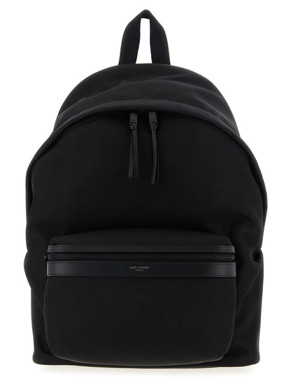Saint Laurent Black Polyamide Backpack