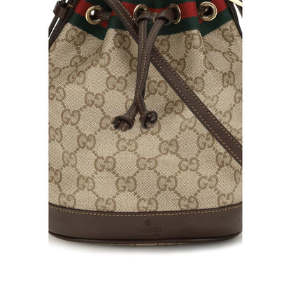 Gucci Beige Cotton Backet Bag