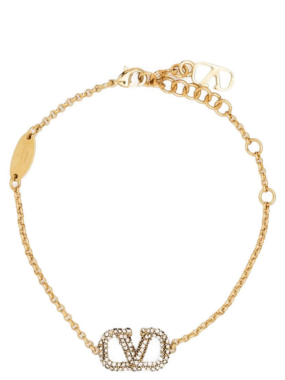 Valentino Garavani Gold Stainless Steel Bracelet