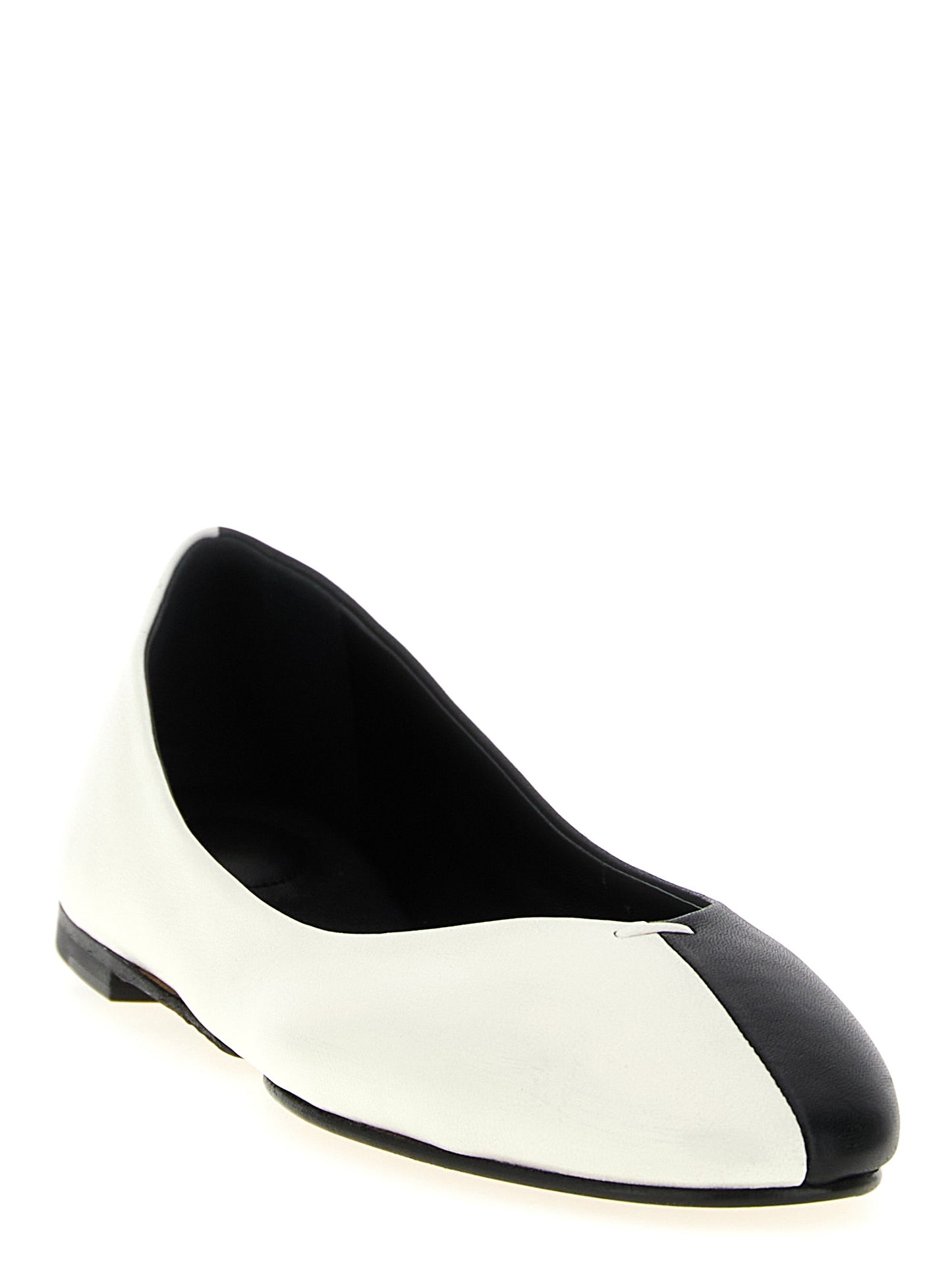 Jacquemus Bicolor Lamb Leather Ballet Flats