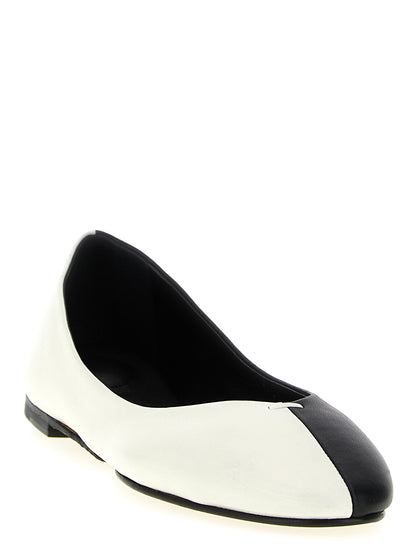 Jacquemus Bicolor Lamb Leather Ballet Flats