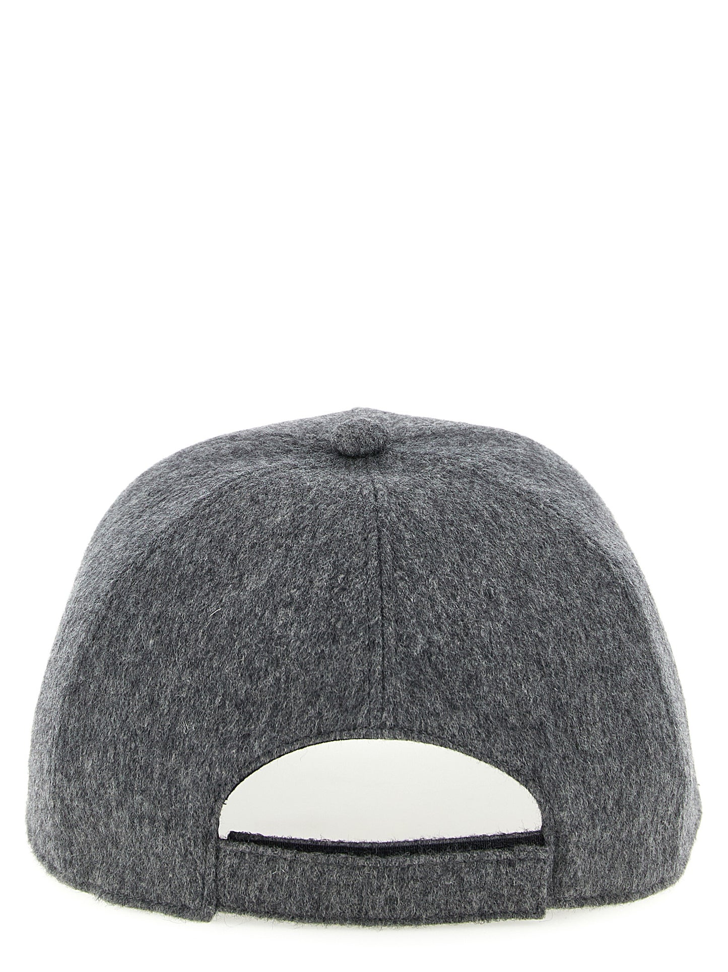 Fendi Gray Wool Cap (Baseball Hat)