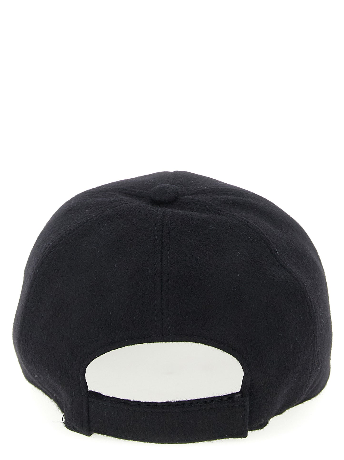 Fendi Black Wool Cap (Baseball Hat)