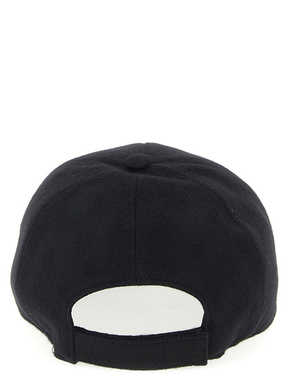 Fendi Black Wool Cap (Baseball Hat)