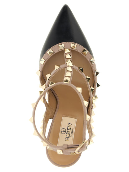 Valentino Garavani Black Lamb Leather High Heel Pumps