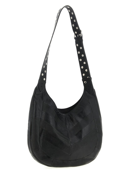 Valentino Garavani Black Lamb Leather Shoulder Bag