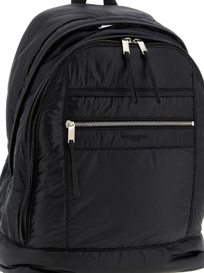 Saint Laurent Black Calfskin Backpack