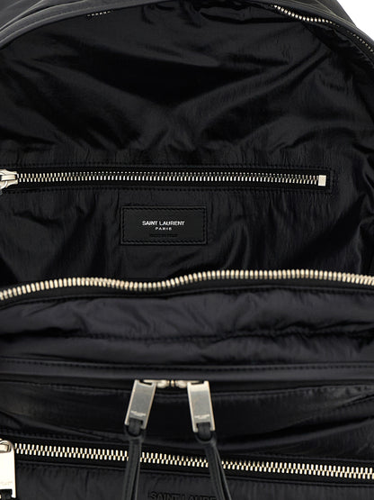 Saint Laurent Black Calfskin Backpack