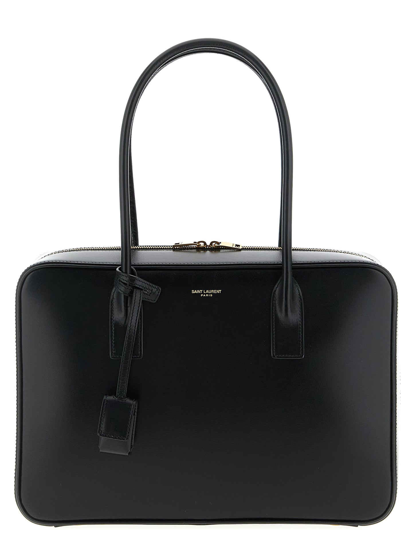 Saint Laurent Black Calfskin Shoulder Bag