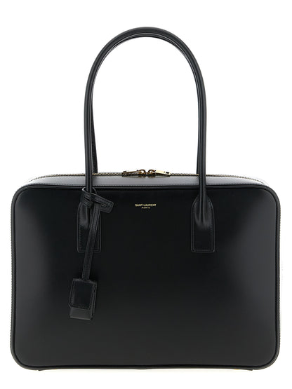 Saint Laurent Black Calfskin Shoulder Bag