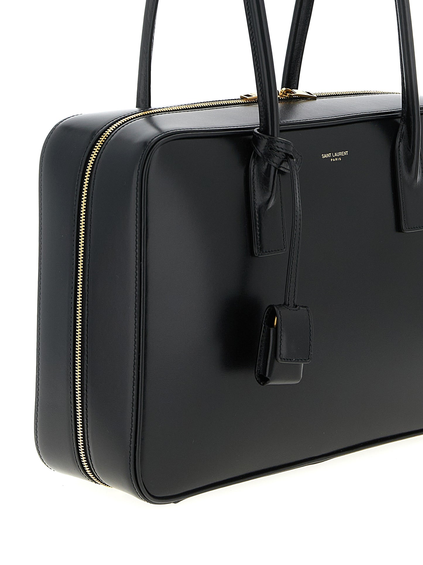 Saint Laurent Black Calfskin Shoulder Bag