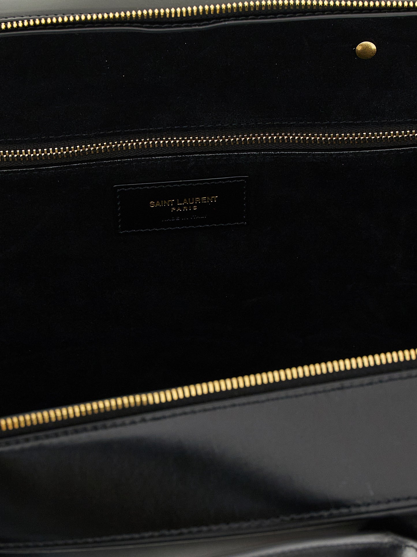Saint Laurent Black Calfskin Shoulder Bag
