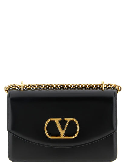 Valentino Garavani Black Calfskin Shoulder Bag