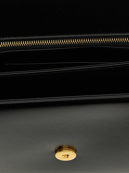 Valentino Garavani Black Calfskin Shoulder Bag