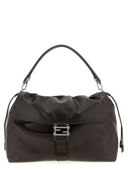 Fendi Brown Calfskin Handbag