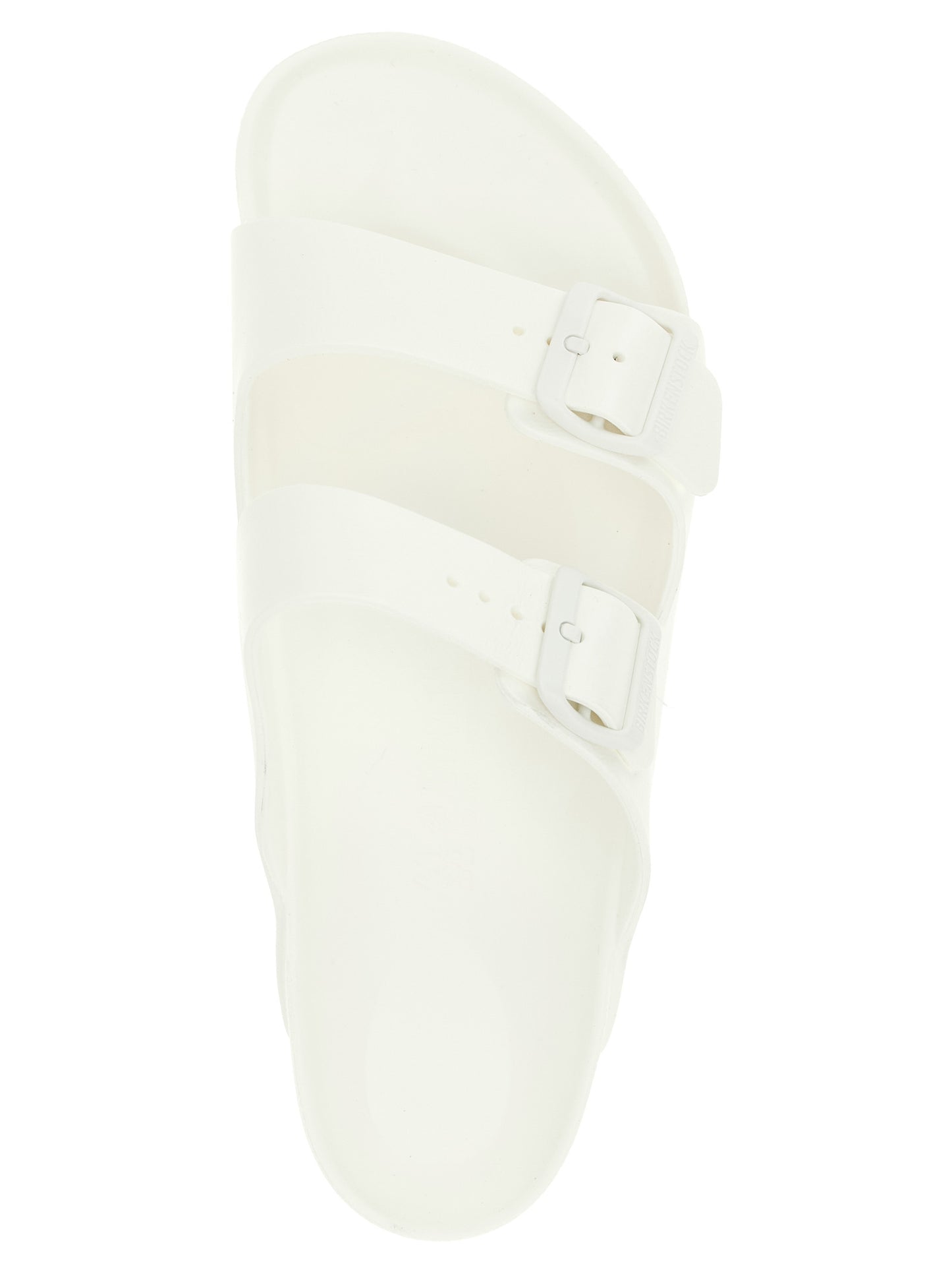 Birkenstock White Synthetic Slides