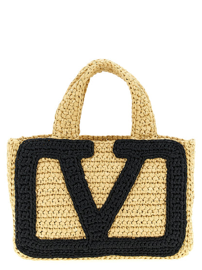 Valentino Garavani Black Viscose Tote Bag
