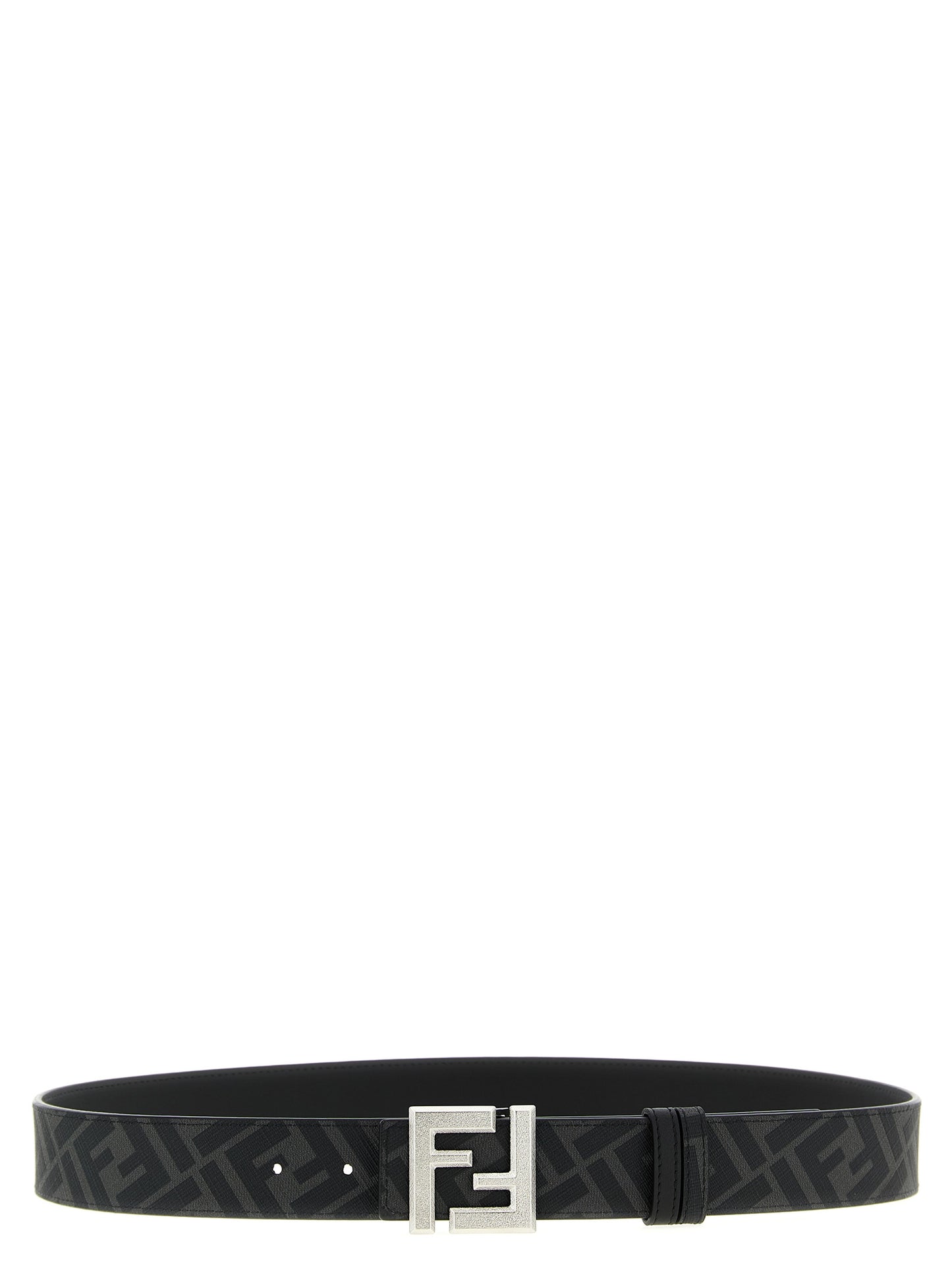 Fendi Black Calfskin Regular Belt