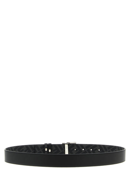 Fendi Black Calfskin Regular Belt