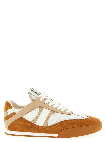 Chloé Beige Polyester Low Top Sneakers