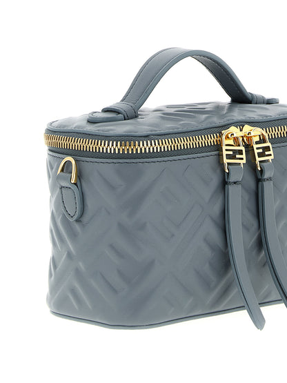Fendi Blue Lamb Leather Handbag