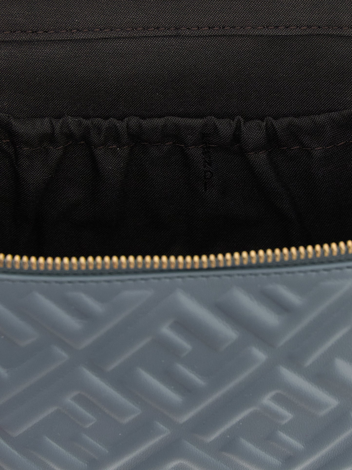 Fendi Blue Lamb Leather Handbag