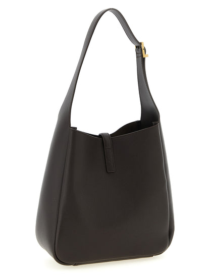 Saint Laurent Brown Calfskin Shoulder Bag