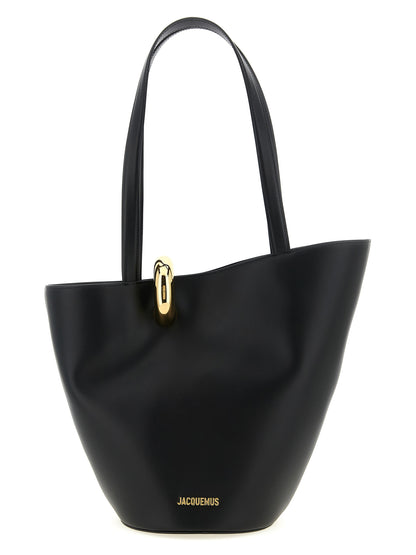 Jacquemus Black Cowhide Shoulder Bag