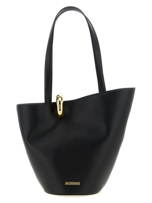 Jacquemus Black Cowhide Shoulder Bag
