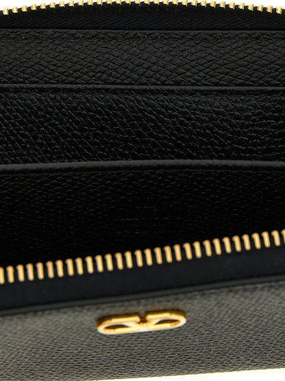 Valentino Garavani Black Calfskin Cardholder