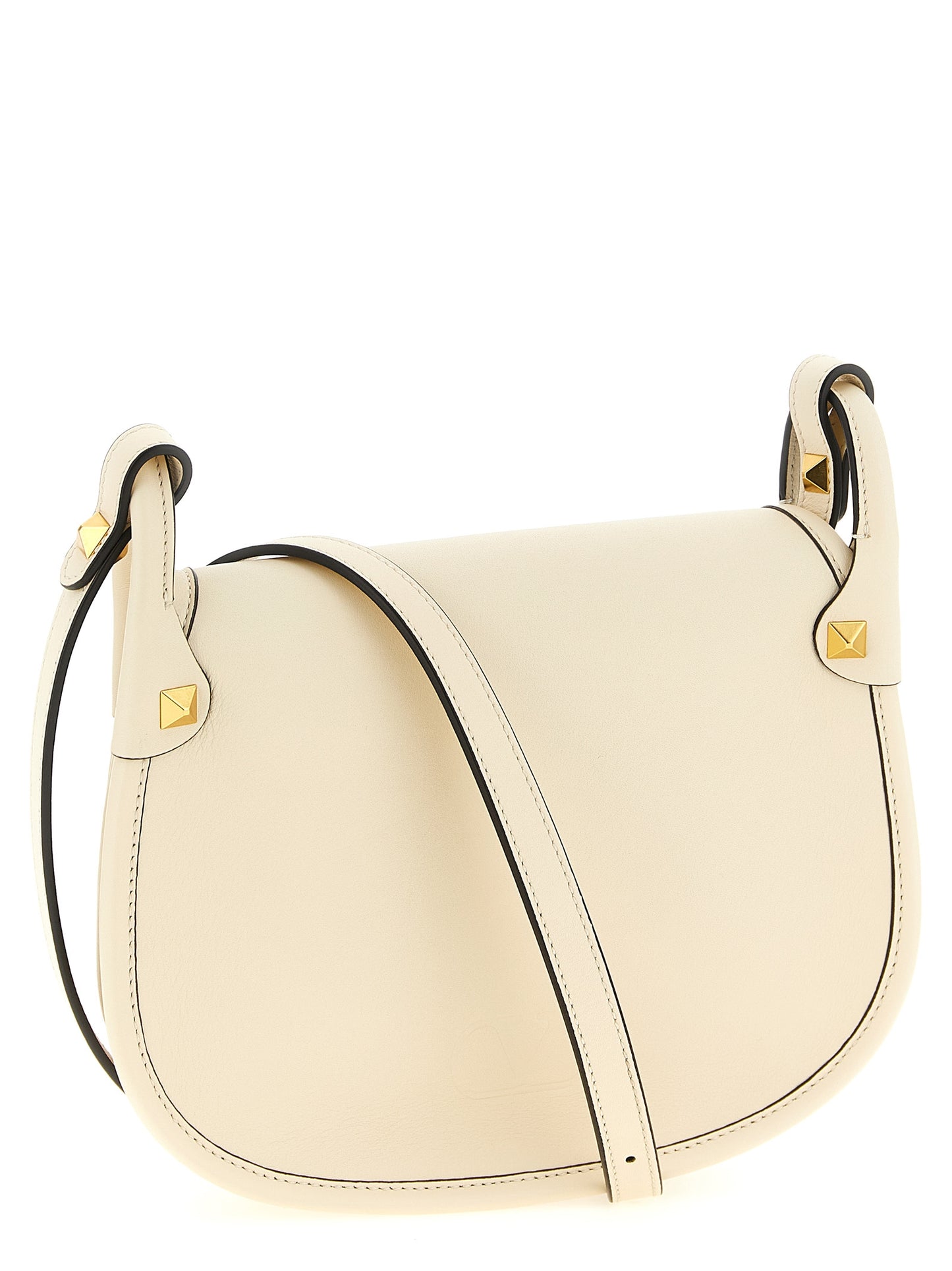 Valentino Garavani White Calfskin Shoulder Bag