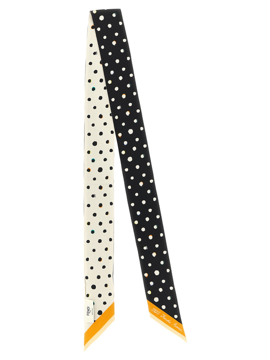 Fendi Bicolor Silk Tie