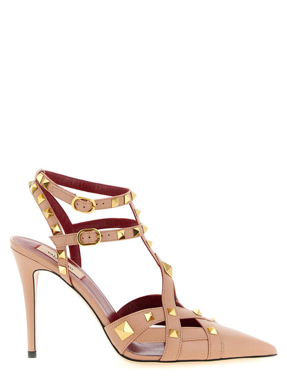 Valentino Garavani Multicolor Calfskin High Heel Pumps