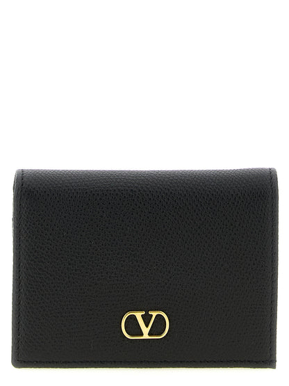 Valentino Garavani Black Calfskin Cardholder