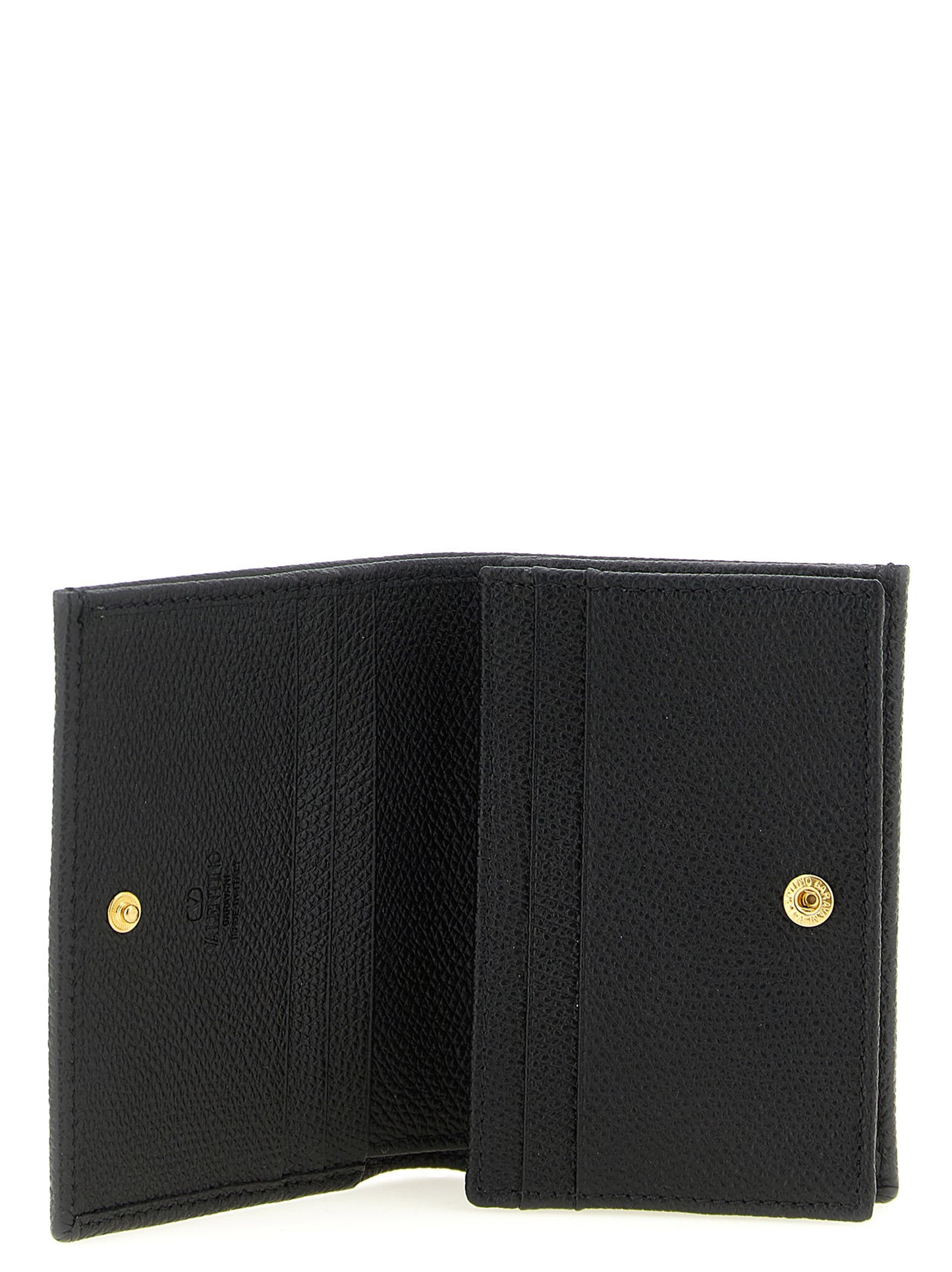 Valentino Garavani Black Calfskin Cardholder
