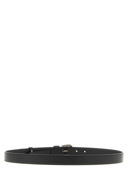 Valentino Garavani Black Calfskin Regular Belt