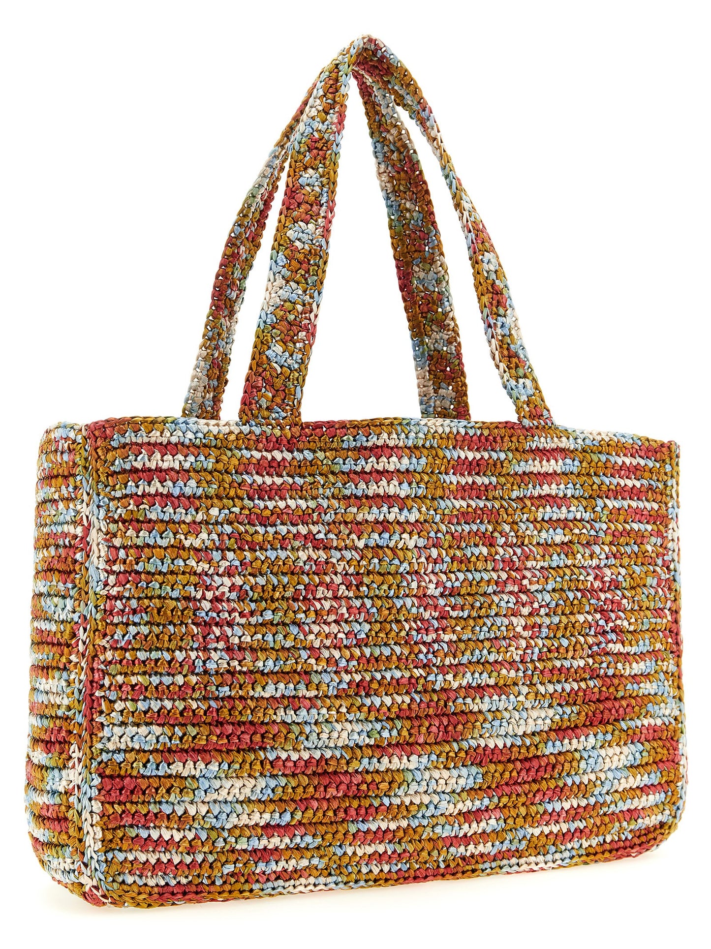 Valentino Garavani Multicolor Viscose Tote Bag